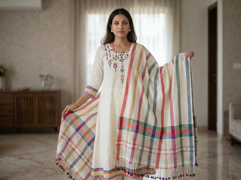 Kala cotton kurti set