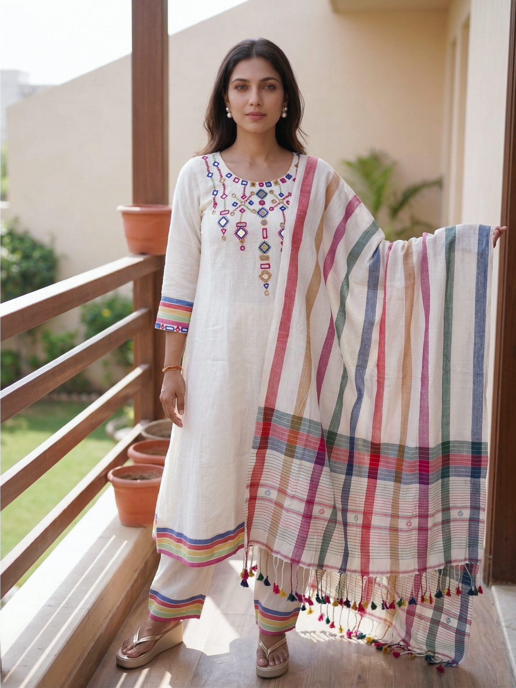 Kala cotton kurti set