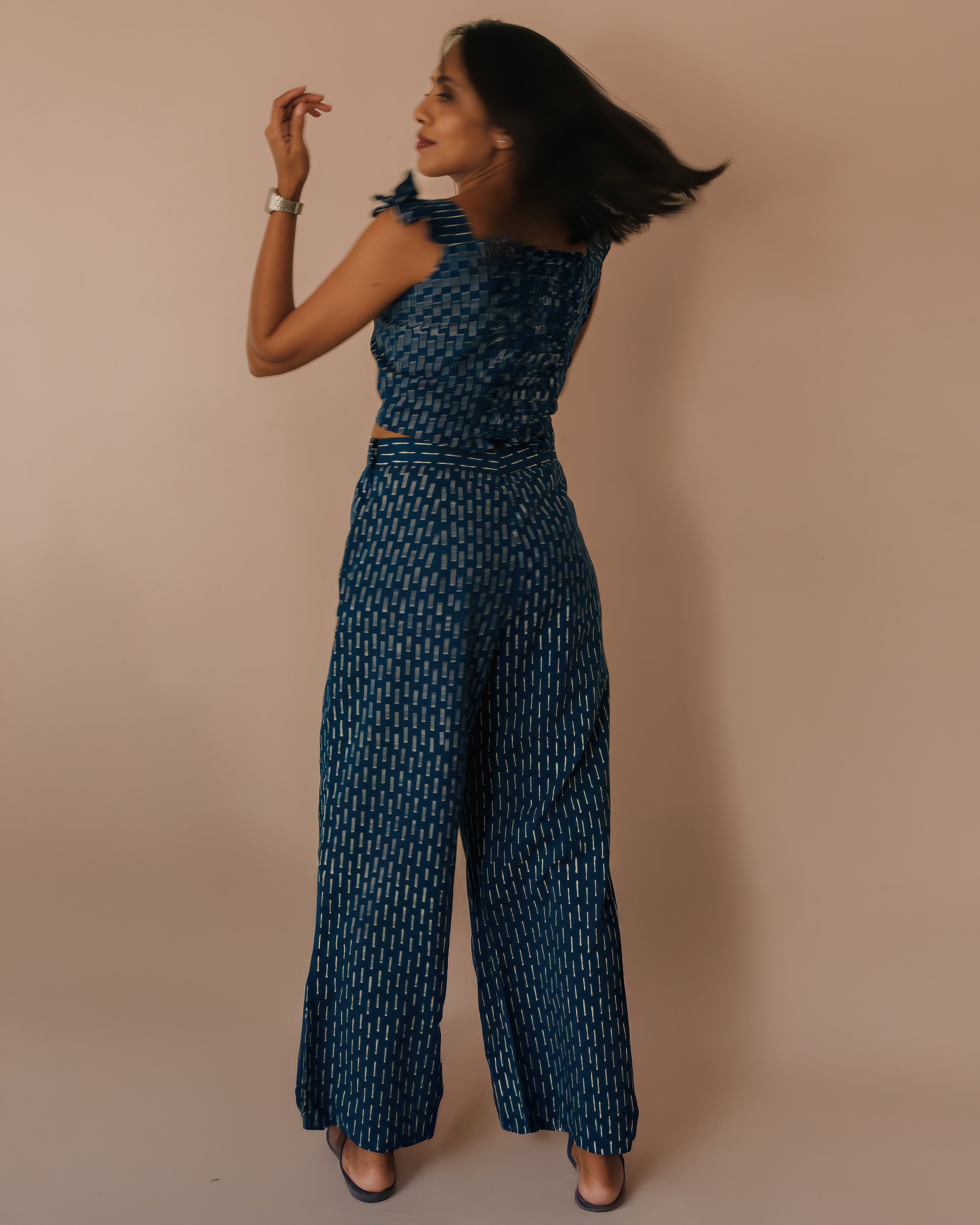 Blue cotton Co- Ord set