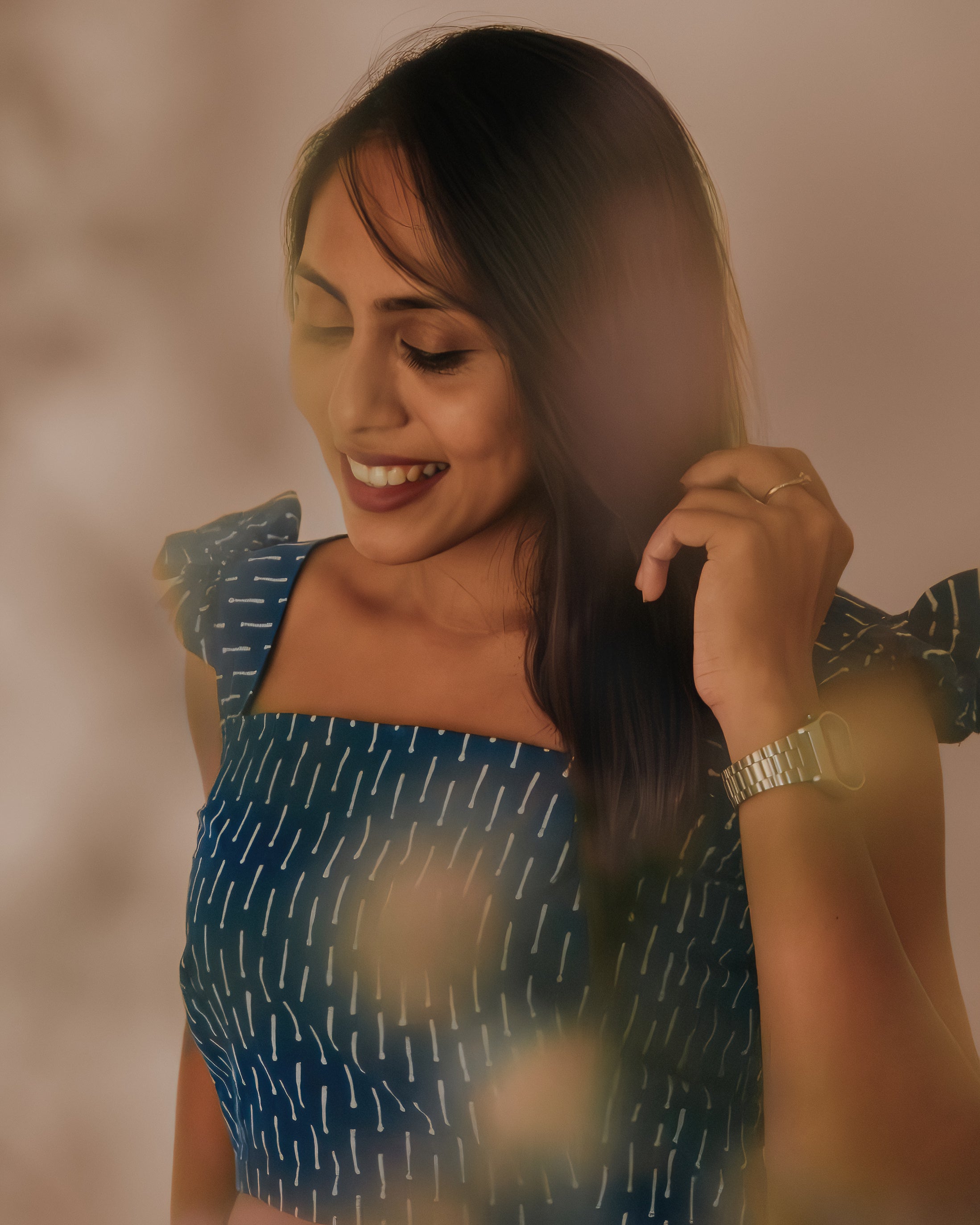 Blue cotton Co- Ord set
