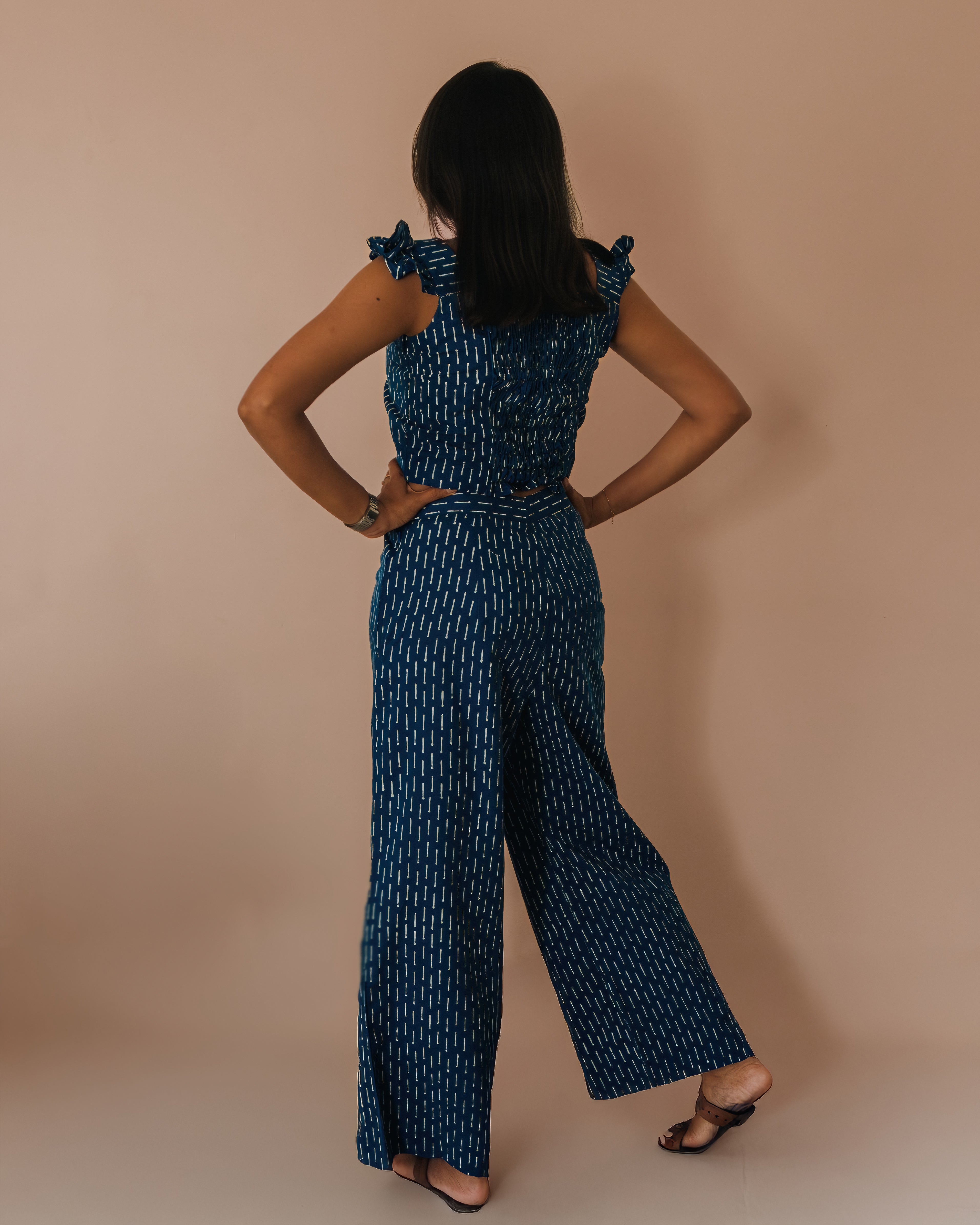 Blue cotton Co- Ord set