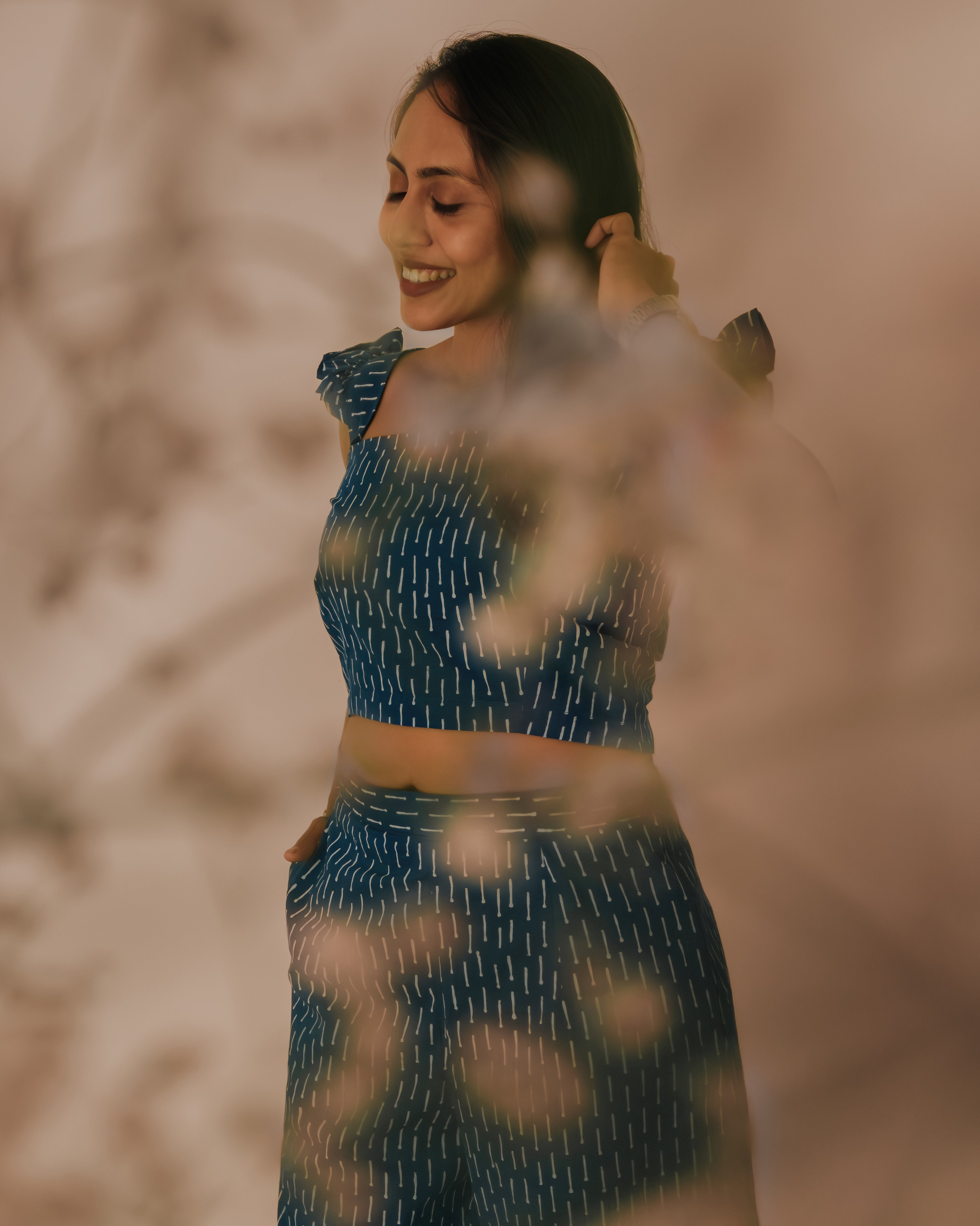 Blue cotton Co- Ord set