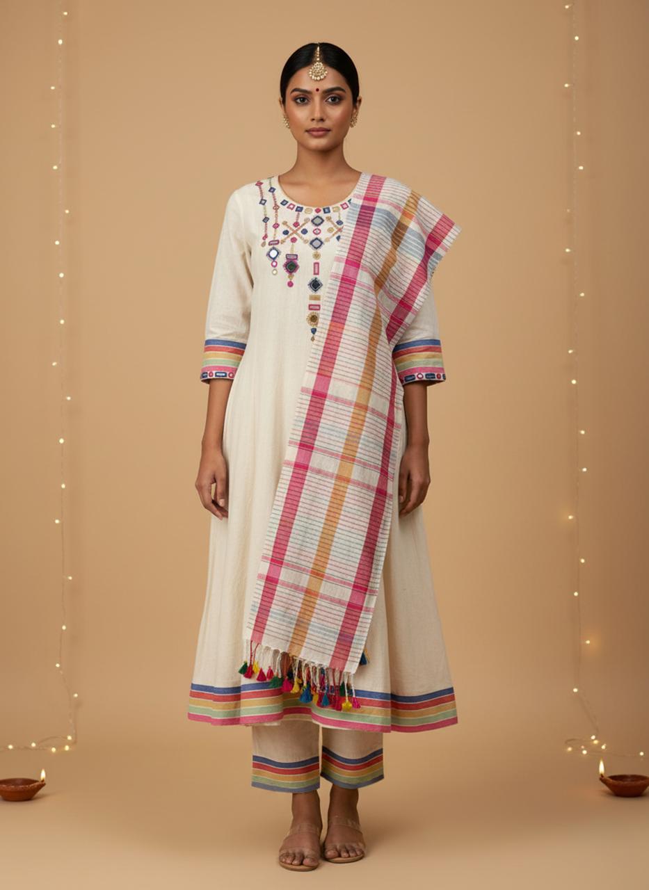 Kala cotton kurti set
