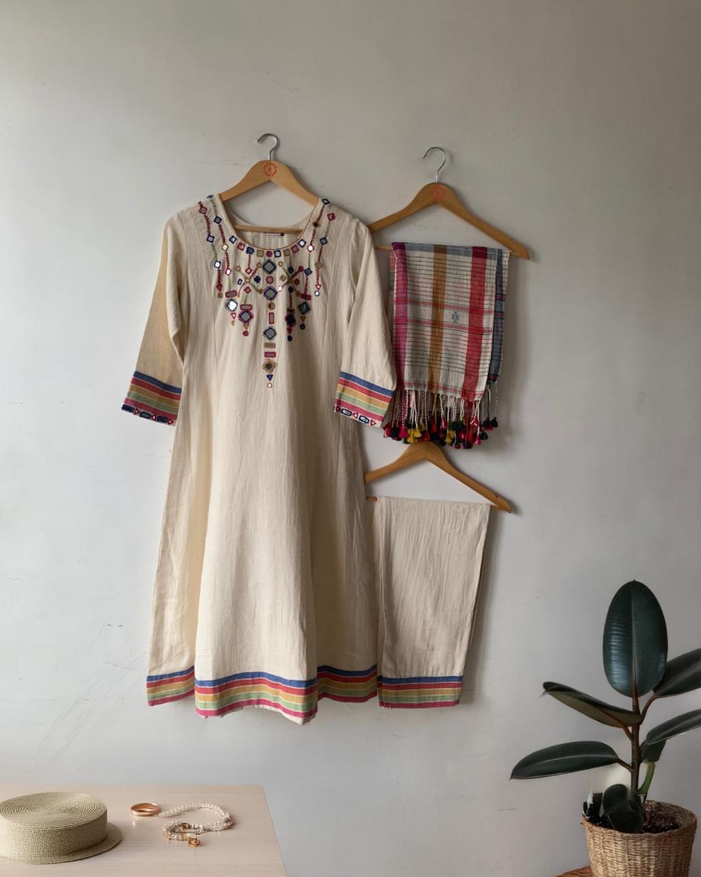 Kala cotton kurti set